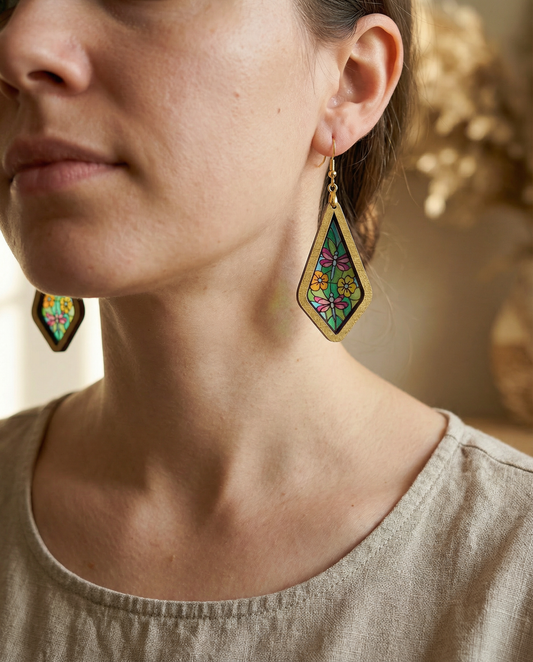 Roselle Earrings
